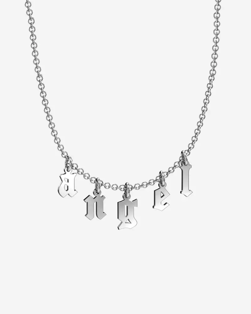 Collana Personalizzabile Con Lettere Pendenti