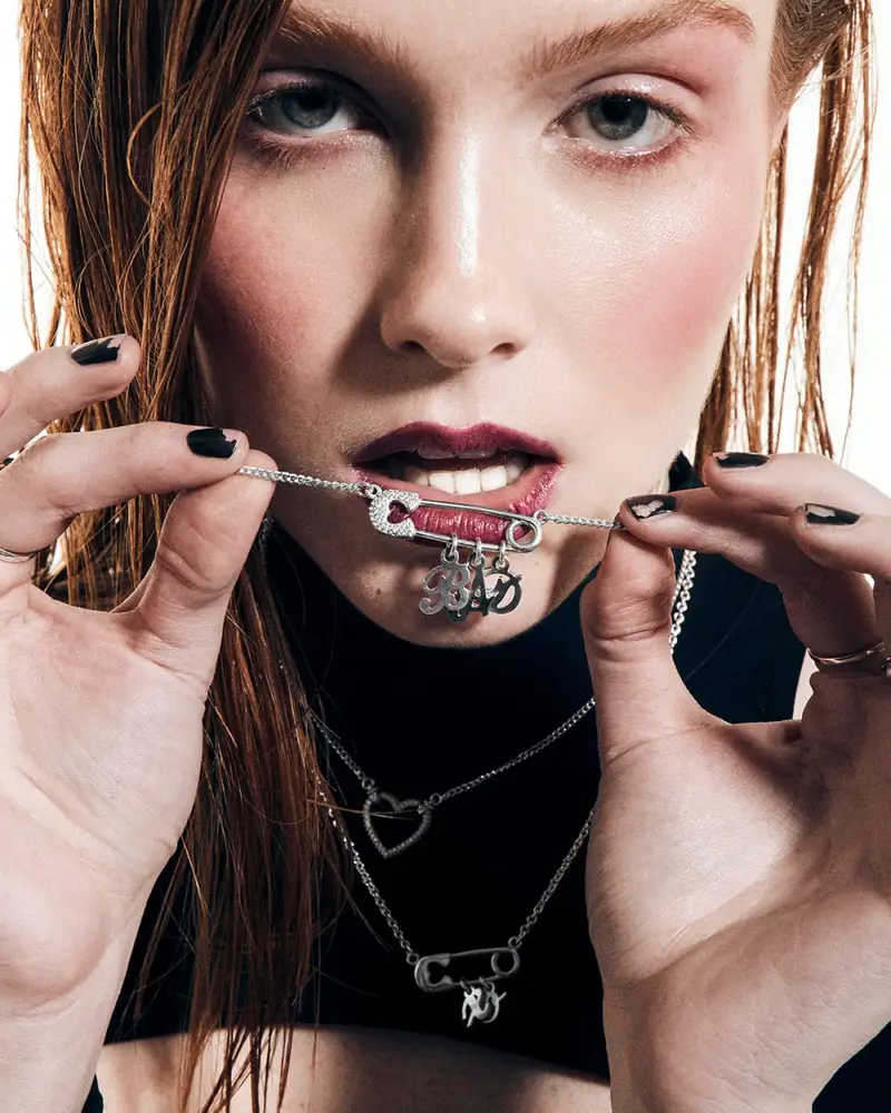 Collana Spilla Con Brillanti Personalizzabile miniatura 2