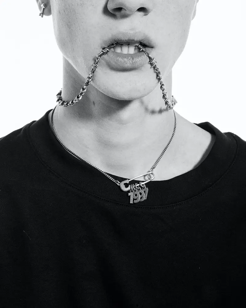 Collana Spilla Puntinata Personalizzabile miniatura 2