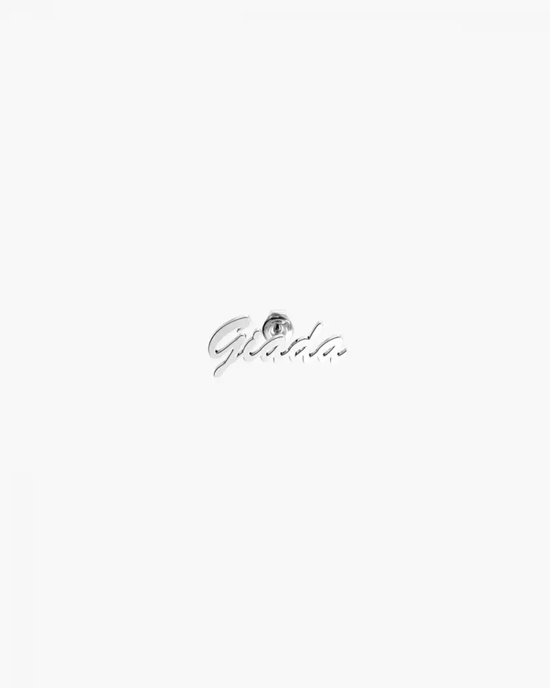 Orecchino A Lobo Con Nome Traforo Personalizzabile