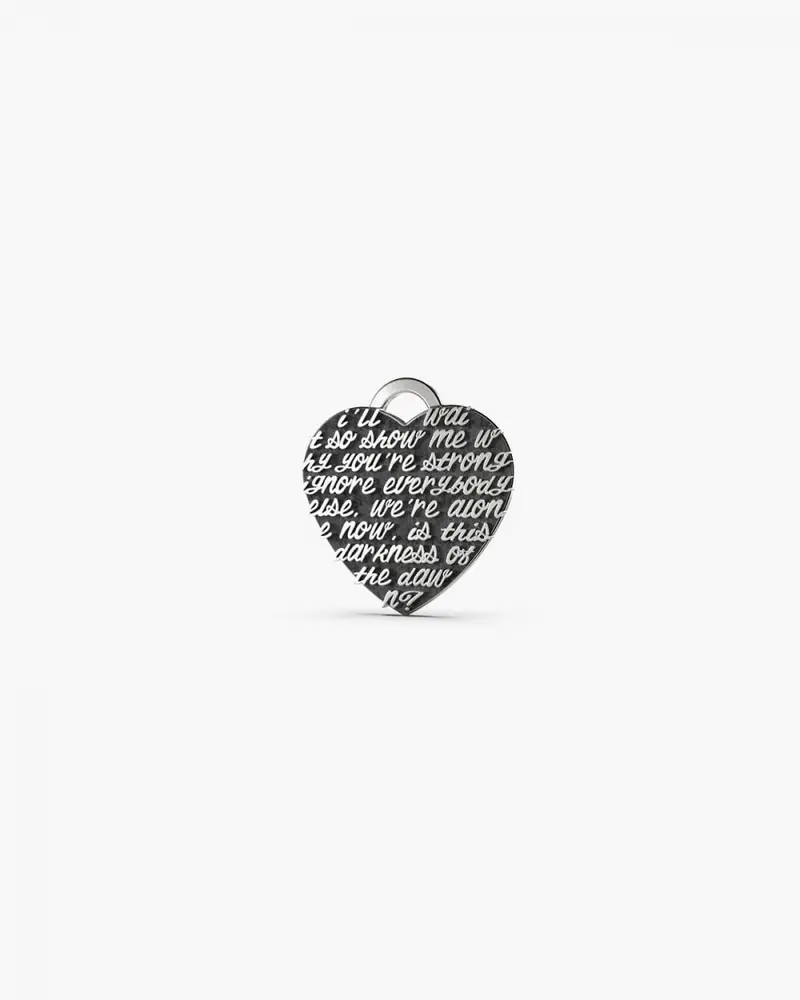 Piastra Lyrics Cuore 22 Personalizzabile miniatura 2