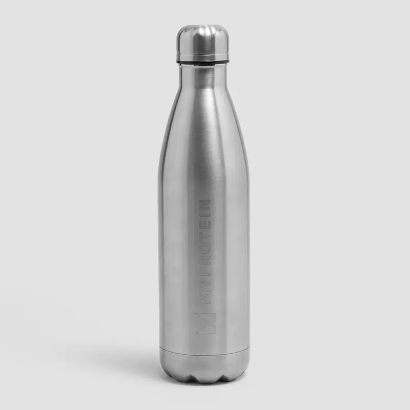 Borraccia in metallo riciclato Myprotein 750 ml - Argento Grigio miniatura 2