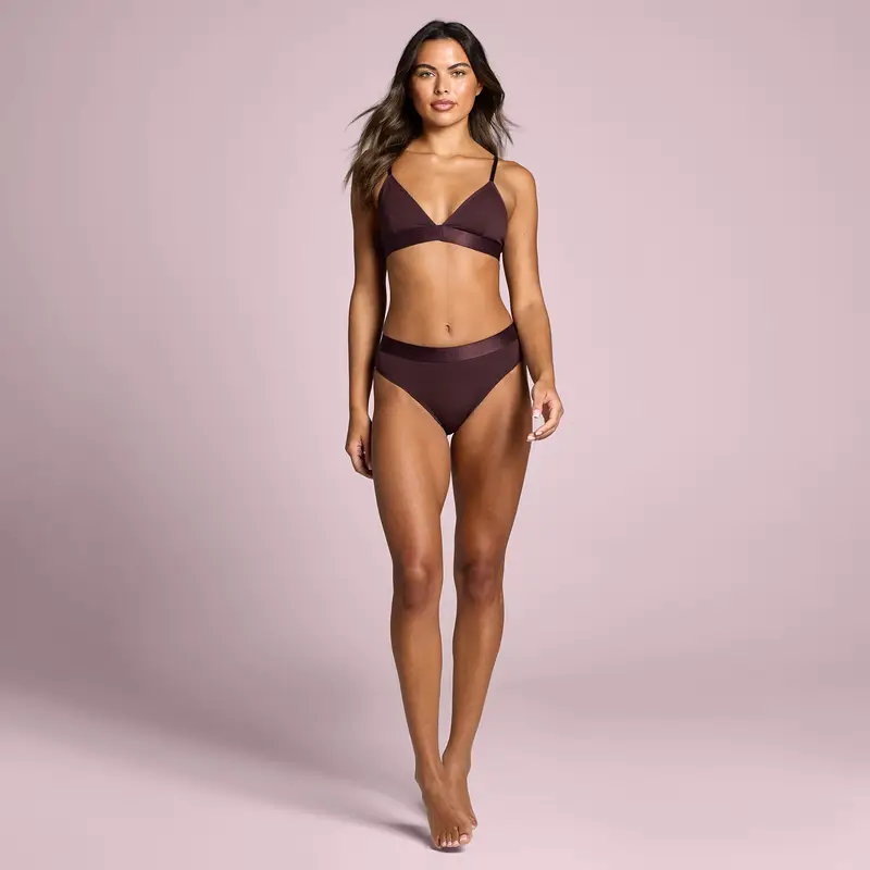 MyProtein Bralette Donna Marrone 4218382 miniatura 3