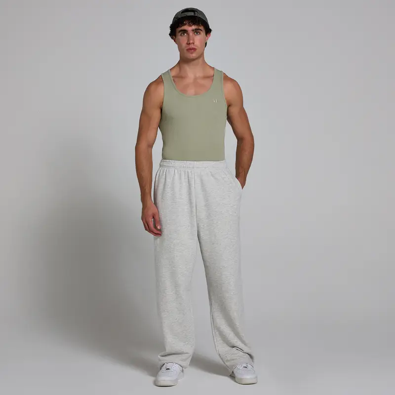 Canotta a costine con vestibilità aderente MP da uomo - Salvia scuro Verde miniatura 3