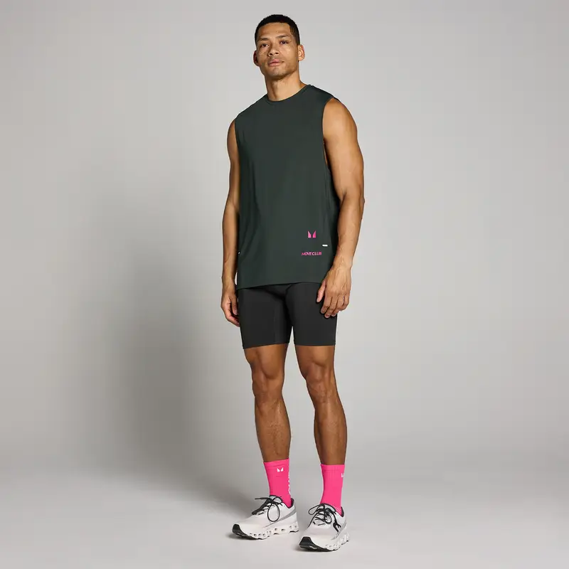 Canotta a rete MP Hybrid uomo - Nero slavato miniatura 3