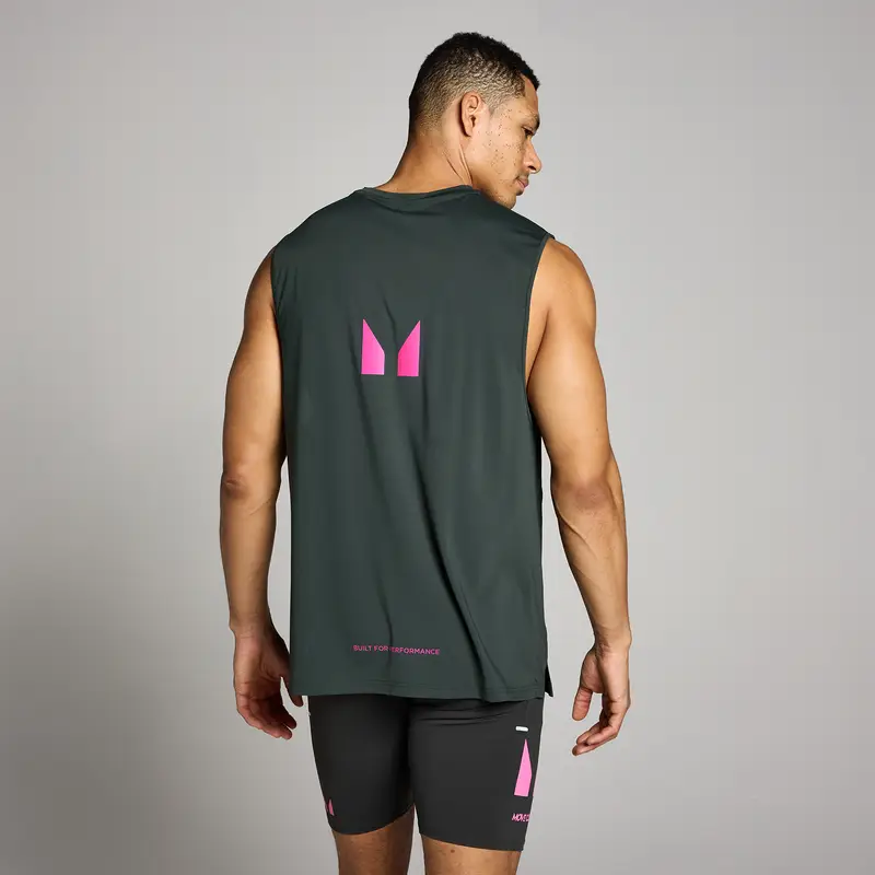 Canotta a rete MP Hybrid uomo - Nero slavato