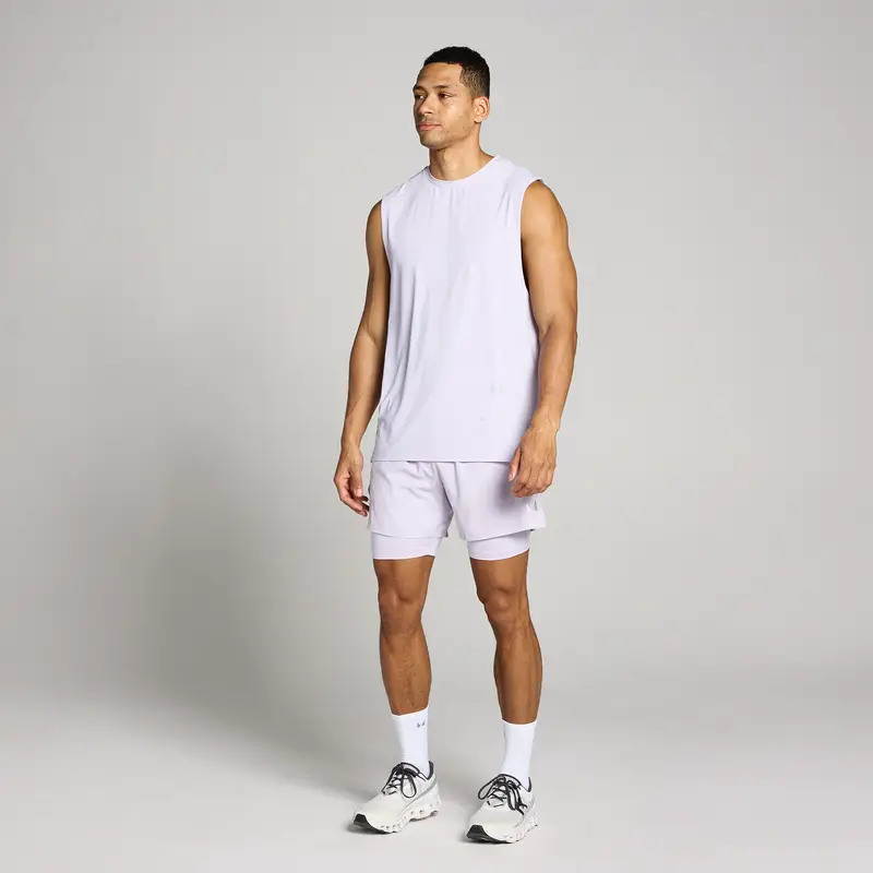 Canotta a rete MP Hybrid uomo - Uva polverosa Viola miniatura 3