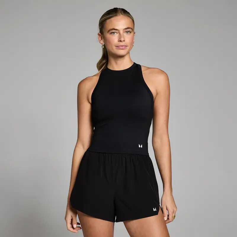 Canotta MP donna Active con collo alto - Nero