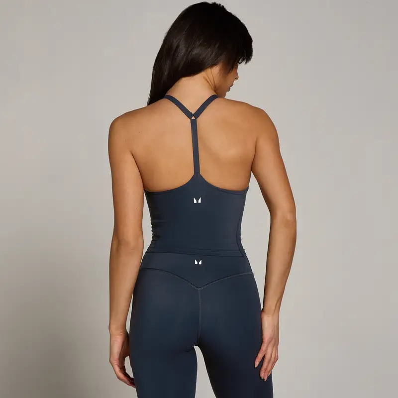 Canotta MP Tempo racerback con spalline donna - Blu navy scuro miniatura 2