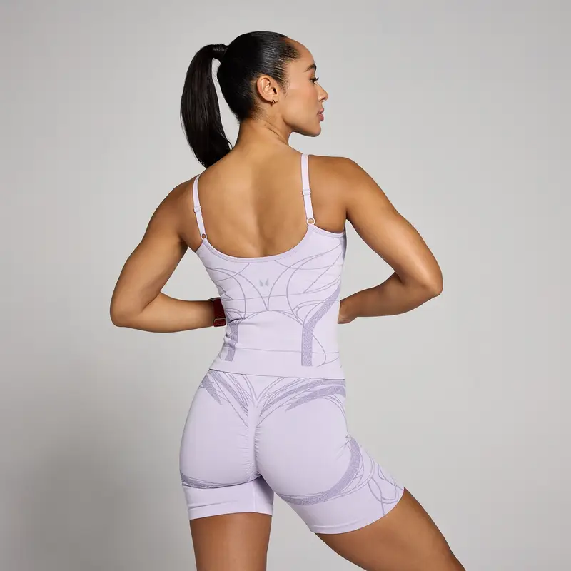 Canotta senza cuciture MP donna Hybrid - Uva chiaro Viola miniatura 2
