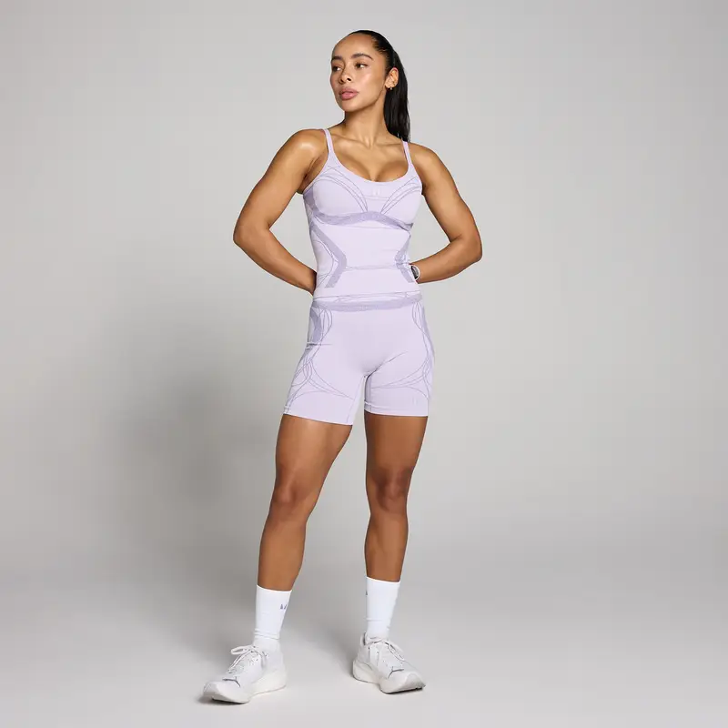 Canotta senza cuciture MP donna Hybrid - Uva chiaro Viola miniatura 3