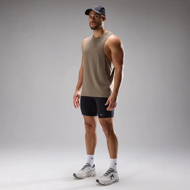 Canotta senza cuciture MP Velocity ultra uomo - Falcon Marrone miniatura 3