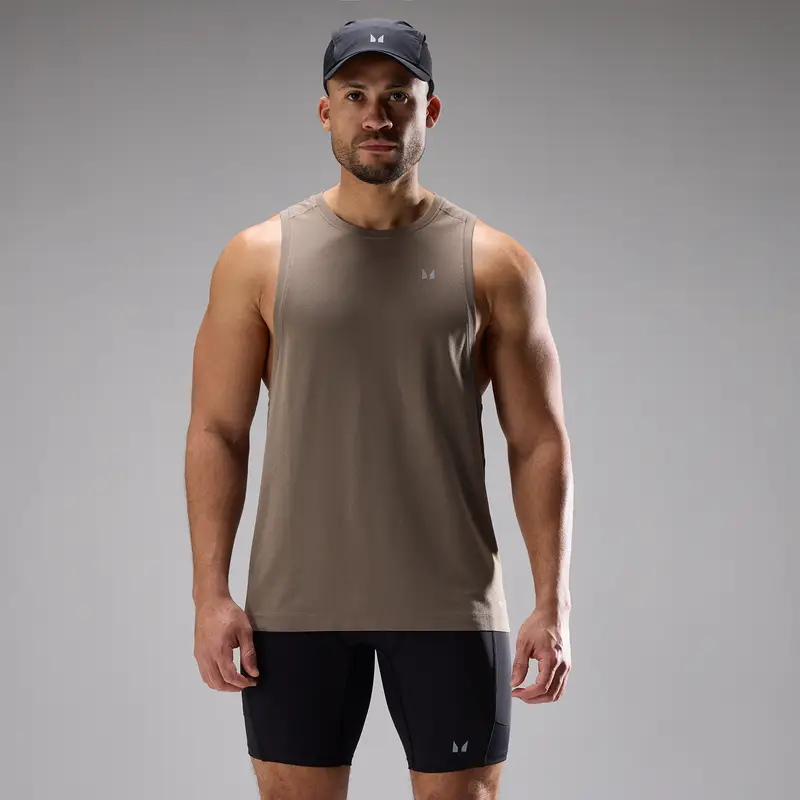 Canotta senza cuciture MP Velocity ultra uomo - Falcon Marrone