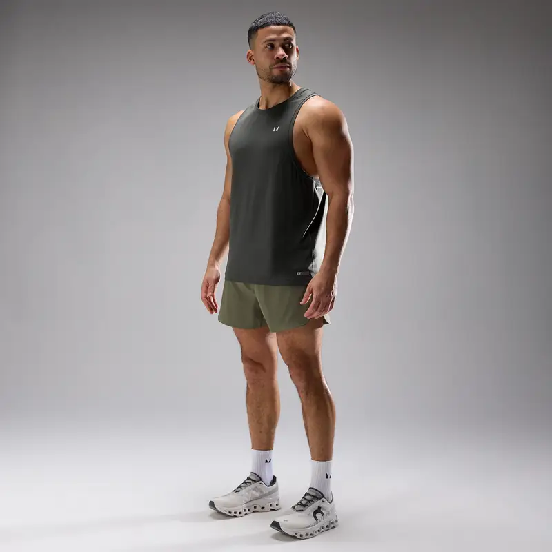 Canotta senza cuciture MP Velocity ultra uomo - Nero lavato