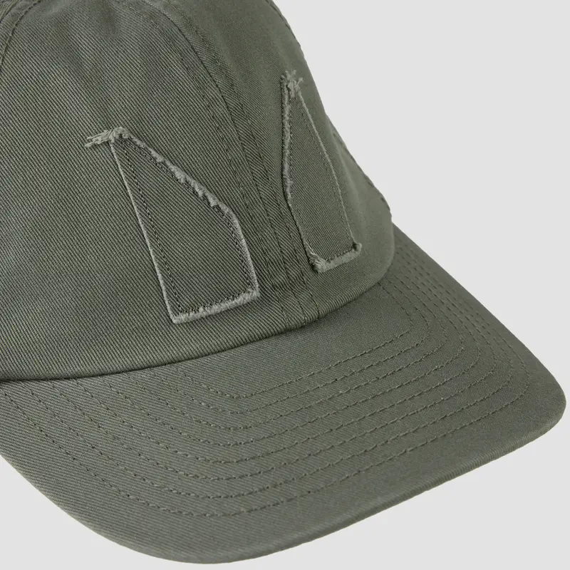 Cappello Applique MP - Verde salvia scuro miniatura 2