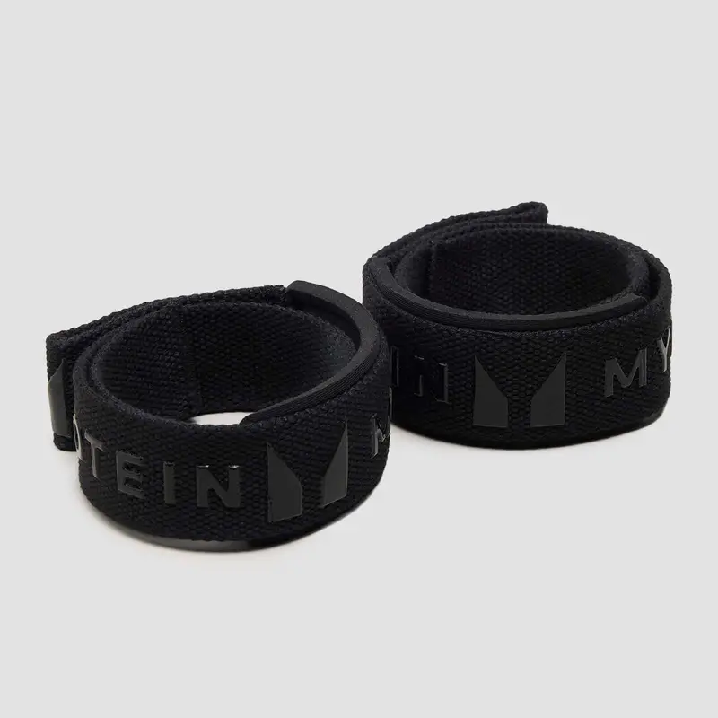 Fasce di sollevamento Myprotein con grip in silicone - Nero miniatura 3