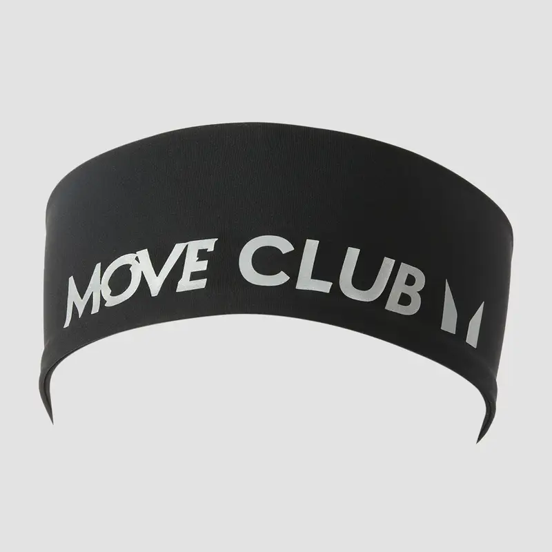 Fascia per capelli MP Velocity Move Club - Nero / Catarifrangente
