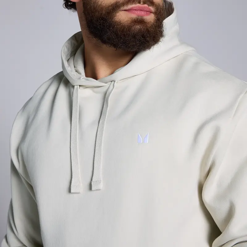 Felpa con cappuccio MP uomo rest day - Osso Crema miniatura 3