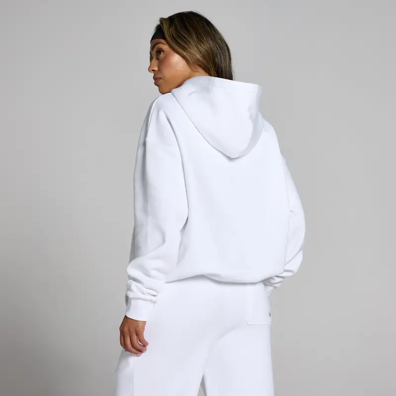 Felpa oversize con cappuccio MP Basics da donna - Bianco miniatura 2