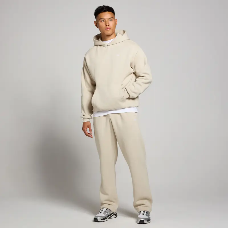 Felpa oversize con cappuccio MP Rest Day da uomo - Avena Crema miniatura 3