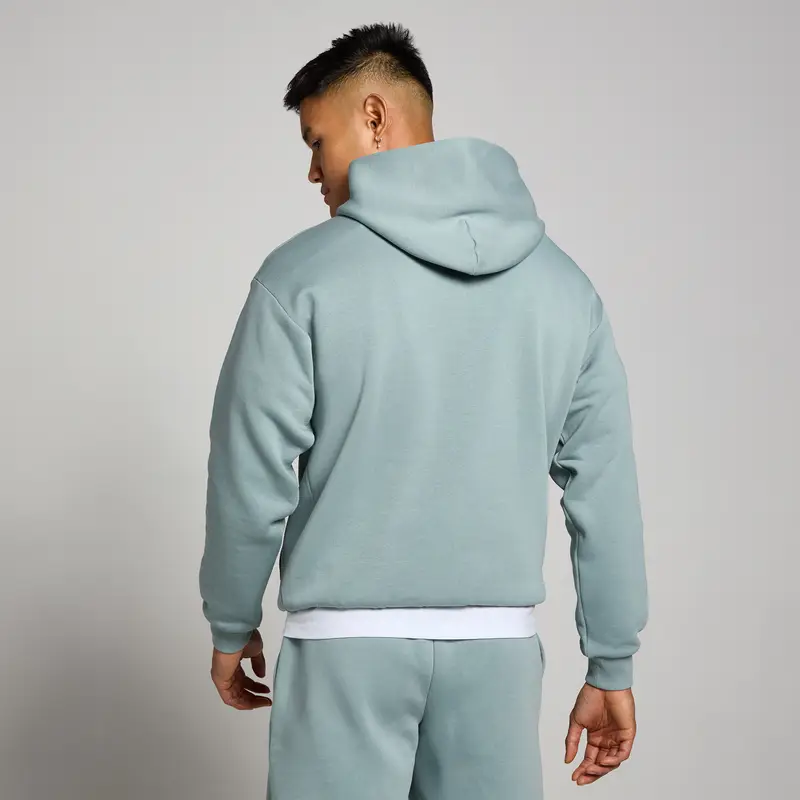 Felpa oversize con cappuccio MP Rest Day da uomo - Piombo Grigio miniatura 2