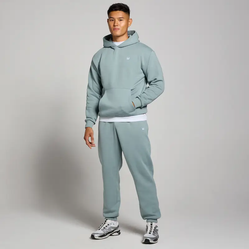 Felpa oversize con cappuccio MP Rest Day da uomo - Piombo Grigio miniatura 3