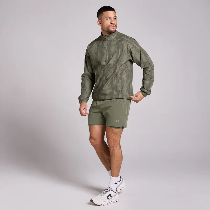 Giacca a vento MP uomo Velocity - Stampa corteccia - XXXL Marrone miniatura 3