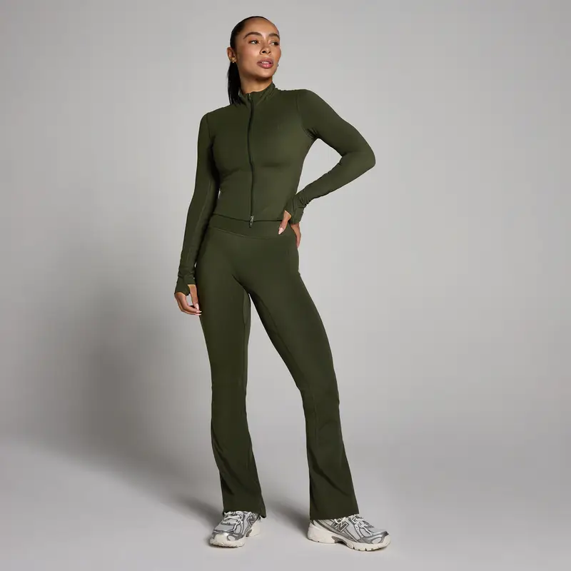 Giacca corta MP donna Tempo - Verde foresta miniatura 3