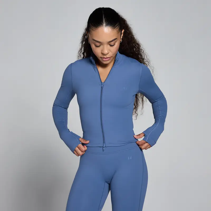 Giacca corta MP Tempo donna - Azzurro ardesia Blu