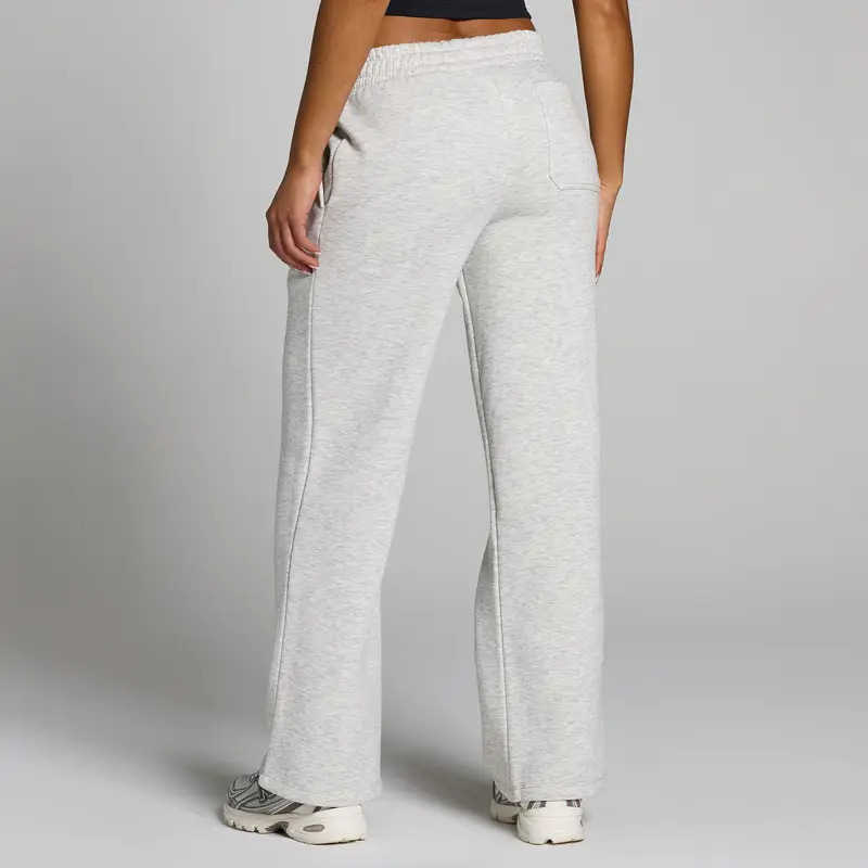 Joggers a gamba dritta MP donna basics - Grigio melange chiaro miniatura 2