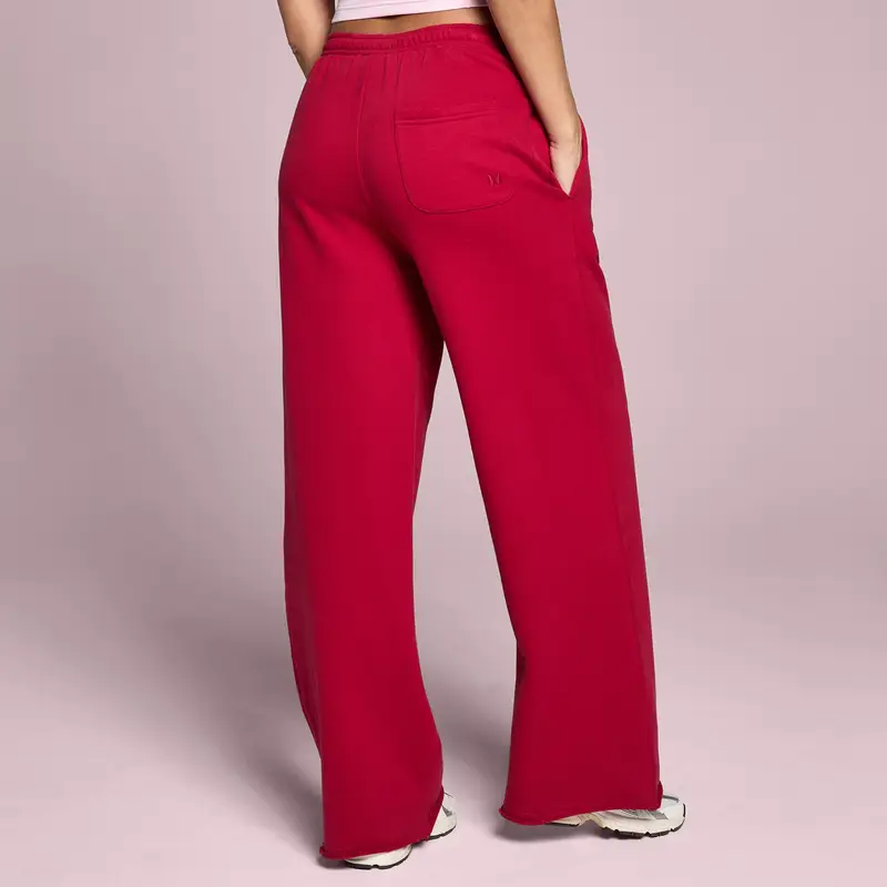 Joggers a gamba dritta MP donna lifestyle - Rosso rosa miniatura 2
