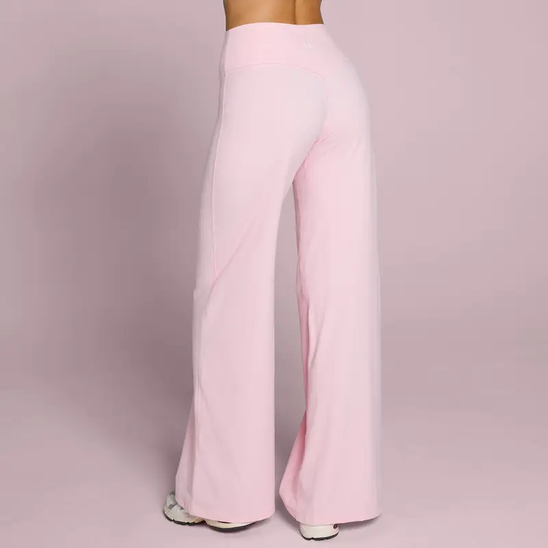 Leggings a gamba larga Tempo MP donna - Rosa tenue miniatura 2