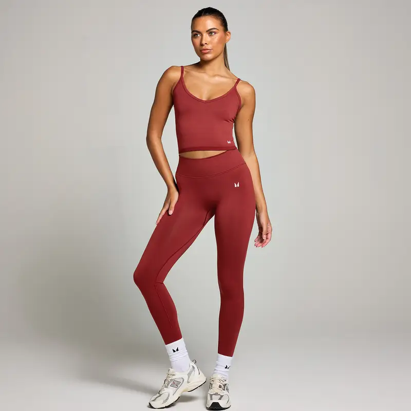 MyProtein Leggings Donna Rosso 2821647 miniatura 3