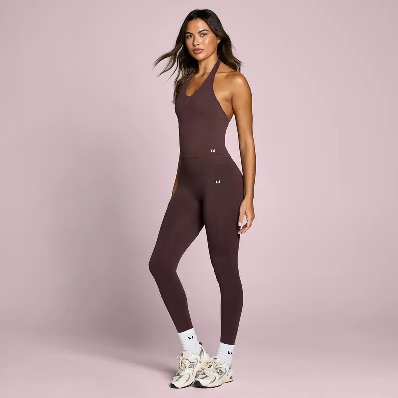 MyProtein Leggings Donna Marrone 4218387 miniatura 3