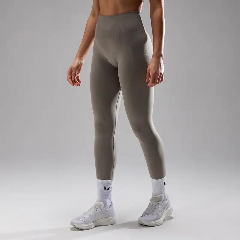 Leggings senza cuciture MP Tempo Ultra donna - Tartufo scuro Viola