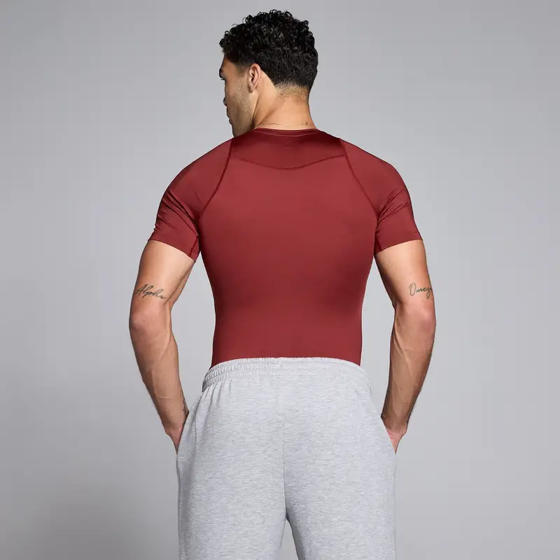 Maglia intima manica corta MP uomo training - Ciliegia Rosso miniatura 2