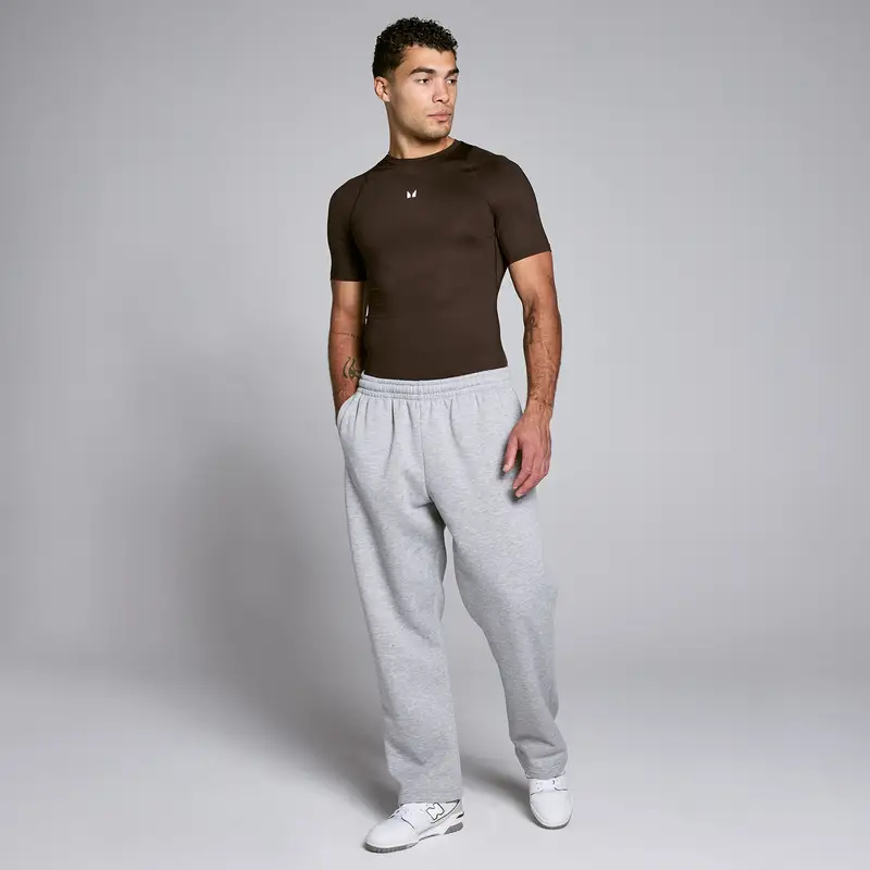 Maglia termica uomo MP Training a manica corta - Cioccolato Marrone miniatura 3