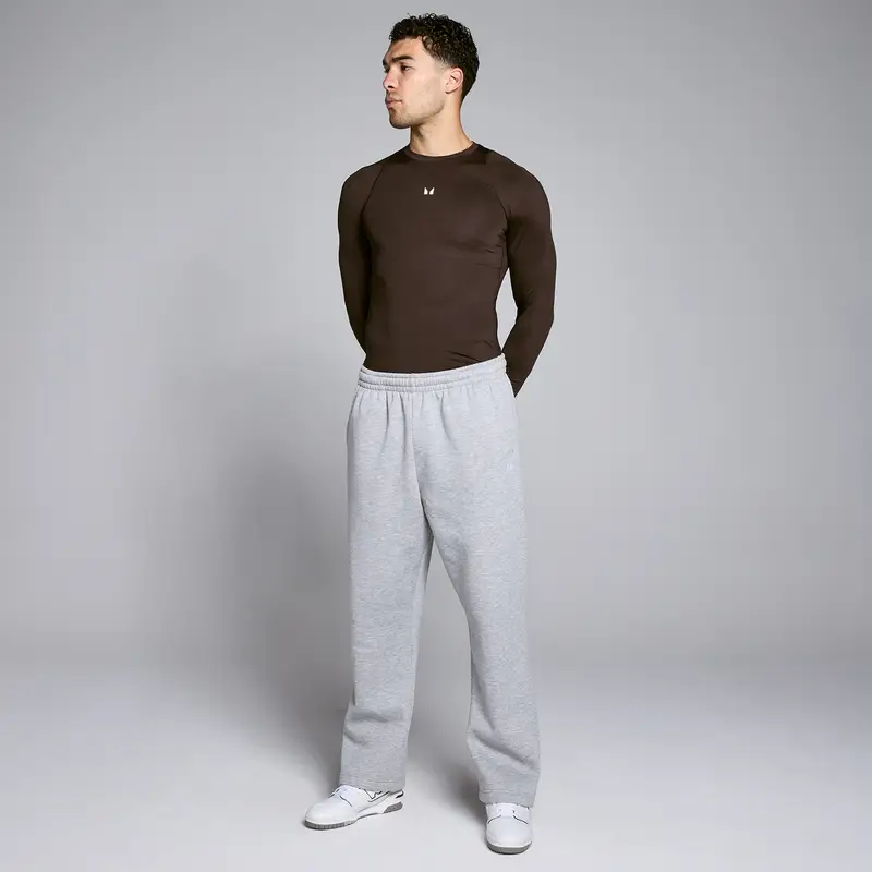 Maglia termica uomo MP Training a manica lunga - Cioccolato Marrone miniatura 3