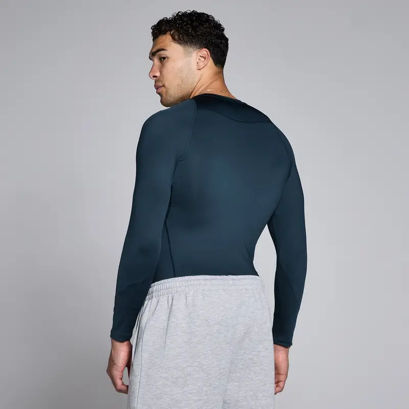 Maglia termica uomo MP Training a manica lunga - Zaffiro scuro Blu miniatura 2