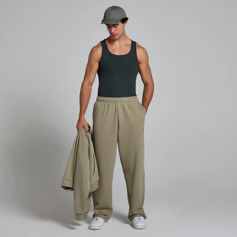 MP Men's Origin Ribbed Muscle Fit Tank - Washed Black Nero miniatura 3