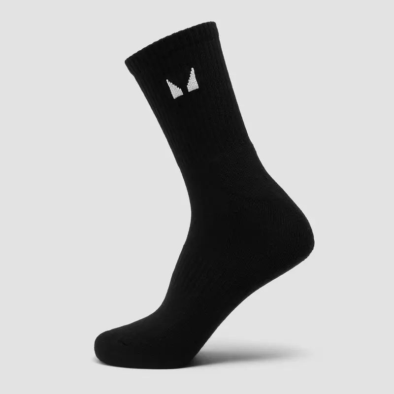 MP Unisex Crew Socks (1 Pack) - Black - UK 5 Nero