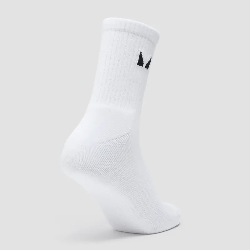 MP Unisex Crew Socks (1 Pack) - White - UK 8 Bianco miniatura 2