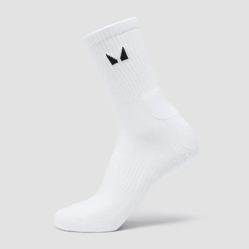 MP Unisex Crew Socks (1 Pack) - White - UK 8 Bianco