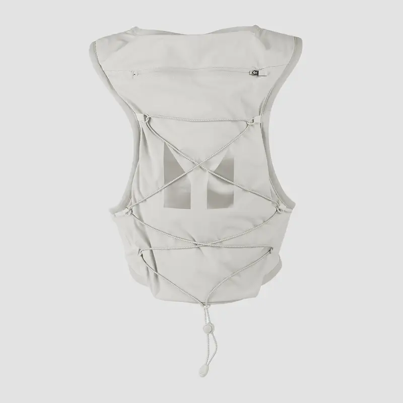 MP Unisex Hydration Vest & 2 Soft Running Bottles Bundle - Chrome Grigio miniatura 2