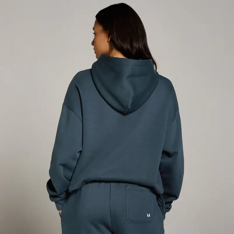 MP Women Basics Oversized Hoodie - Faded Blue Blu miniatura 2