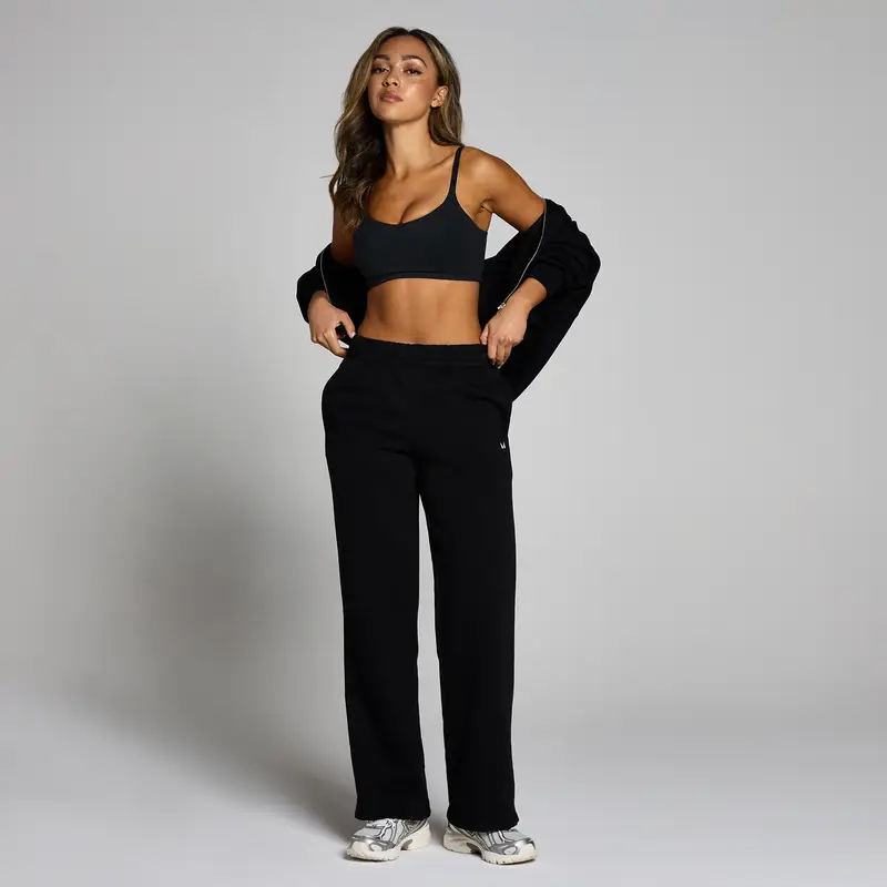 MP Women Basics Straight Leg Joggers - Black Nero miniatura 3
