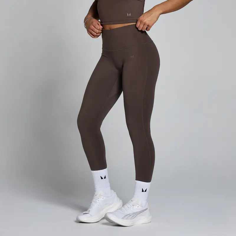 MP Women Tempo High Waisted Leggings - Cocoa Marrone