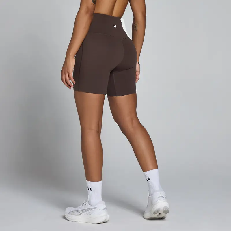 MP Women Tempo High Waisted Shorts - Cocoa Marrone miniatura 2