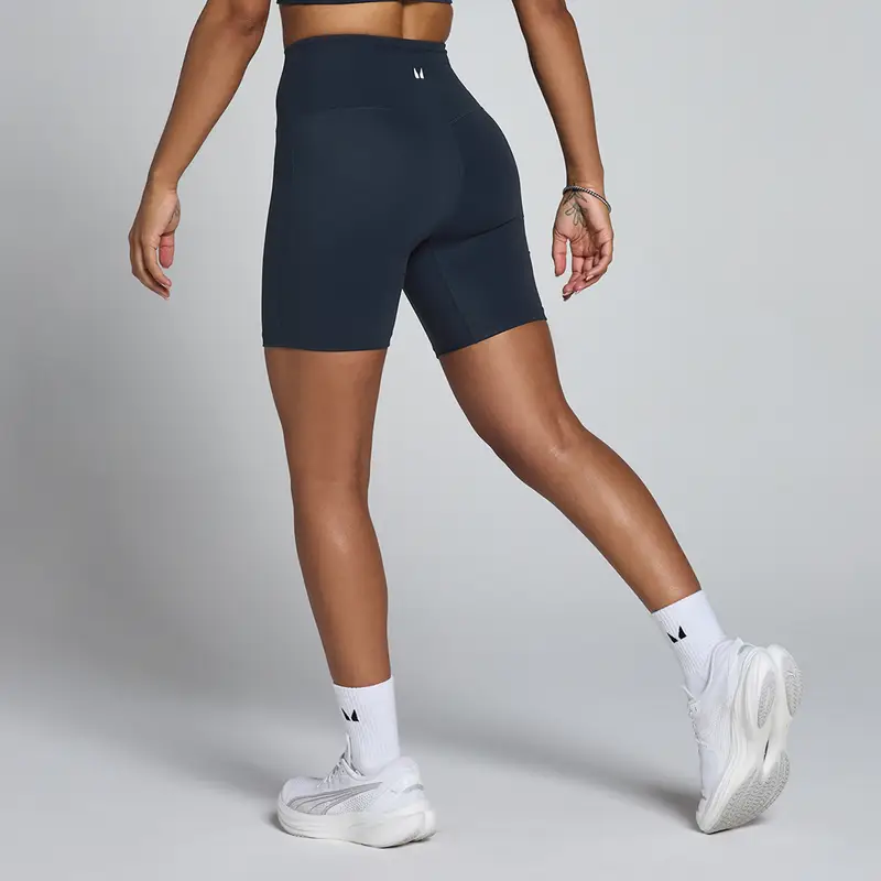 MP Women Tempo High Waisted Shorts - Dark Navy Blu miniatura 2