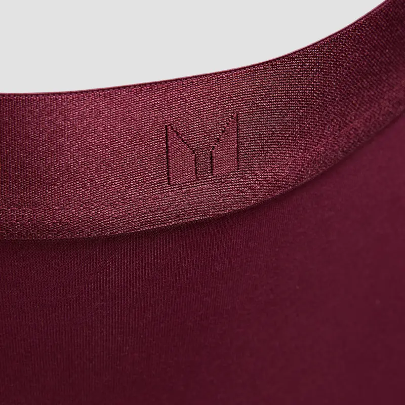 Mutandine bikini a vita media MP da donna (confezione da 3) - Rosso mora miniatura 2